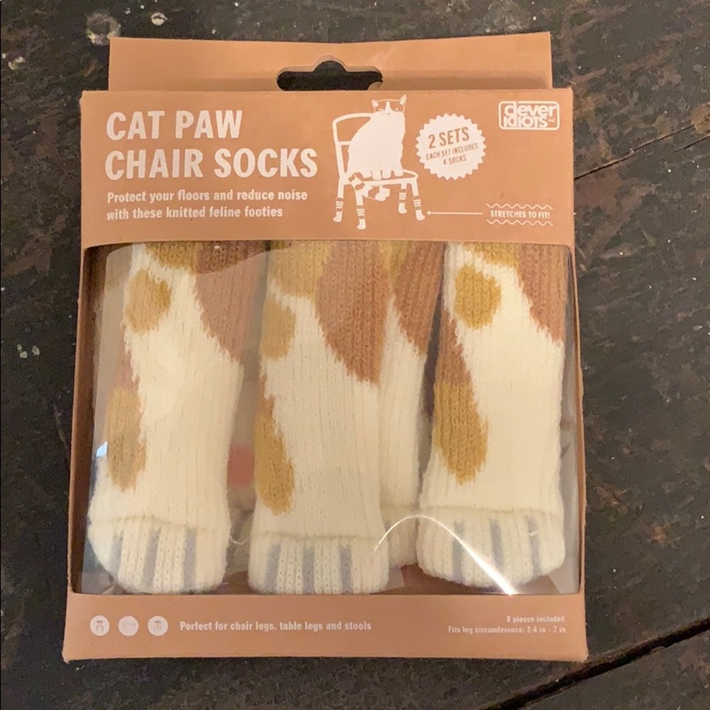 Hilarious Cat Paw Chair Socks